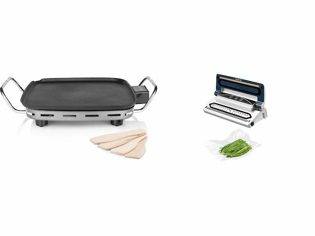 Princess mini table chef 102210 - grill & bakplaat + princess 492967 vacumeermachine - afbeelding 1 van  2
