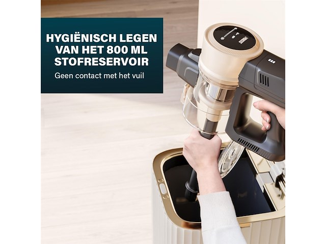 Princess ultimate storm draadloze steelstofzuiger 339395 - 45 min gebruiktijd zwart - afbeelding 2 van  6