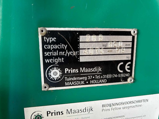 Prins 26b accu veegmachine - afbeelding 6 van  7