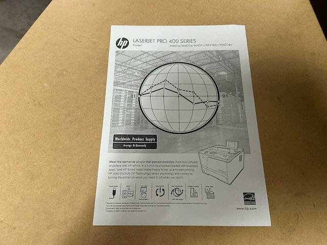 Printer - hp - m401dn - afbeelding 4 van  4