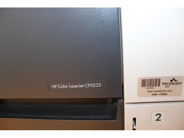 Printer hp colorlaserjet cp5225 met twee lades a4 en a3. - afbeelding 2 van  5