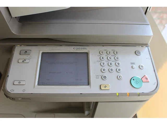 Printer/copier canon type c2020l met betaalfunctie inepro-pmatic. a4 en a3-lades - afbeelding 2 van  4