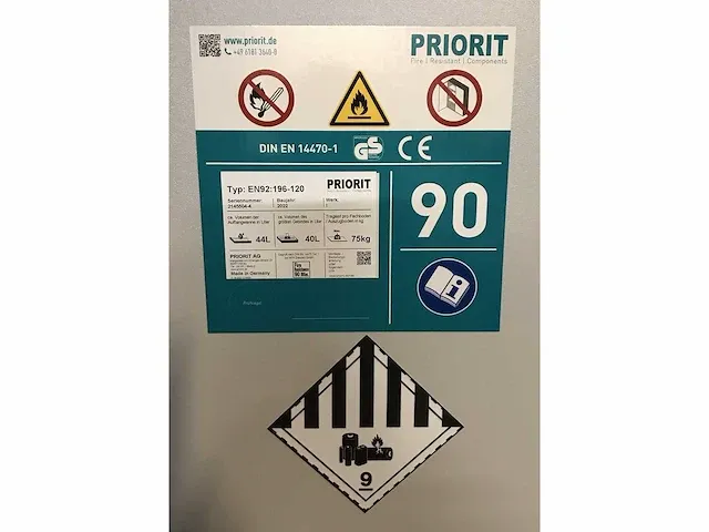 Priorit - en92 196-120 - veiligheidskast geschikt voor batterijen - 2022 - afbeelding 4 van  7