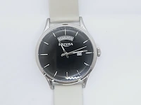 Prisma canvas herenhorloge met dagaanduiding - afbeelding 1 van  6