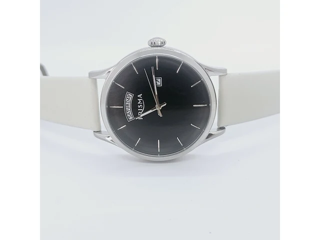 Prisma canvas herenhorloge met dagaanduiding - afbeelding 3 van  6