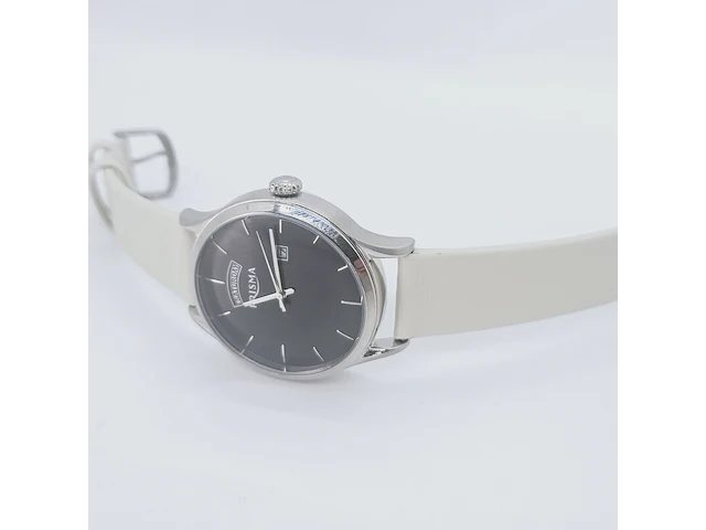 Prisma canvas herenhorloge met dagaanduiding - afbeelding 5 van  6