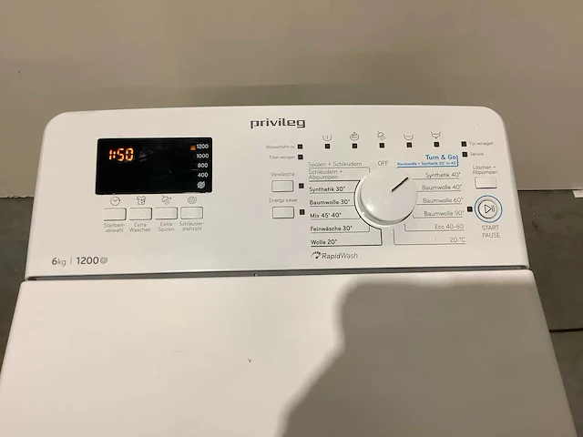 Privileg pwt d61253p n wasmachine - afbeelding 3 van  7
