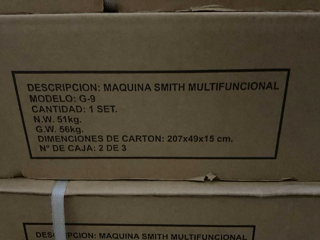 Pro-fit g-9 multifunctionele smith machine (5x) - afbeelding 4 van  8