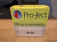 Pro-ject 78 rpm pulley set | nieuw in verpakking - afbeelding 1 van  3