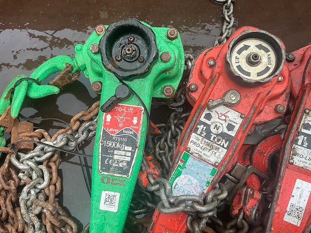 Pro-lift 1500kg ratel takel (4x) - afbeelding 3 van  5
