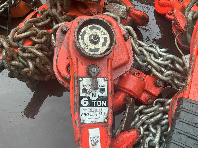 Pro-lift 3 en 6 tons rateltakel (4x) - afbeelding 6 van  7