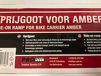 Pro user oprijgoot voor amber fietsendrager - afbeelding 2 van  2