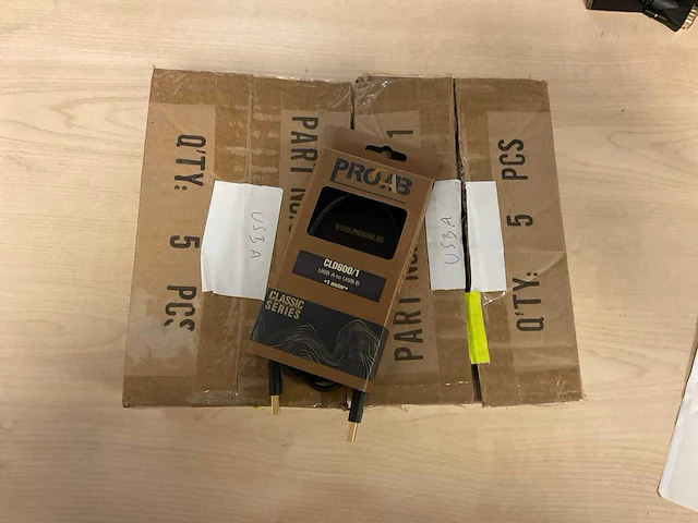 Proab cld600/3 usb kabel (10x) - afbeelding 1 van  3