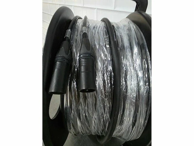 Procab - prx 222/50 - stereo signaal kabelhaspel met 24 awg stereo balanced singal cable 50 meter - ongebruikt - afbeelding 4 van  7