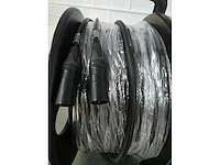 Procab - prx 222/50 - stereo signaal kabelhaspel met 24 awg stereo balanced singal cable 50 meter - ongebruikt - afbeelding 4 van  7