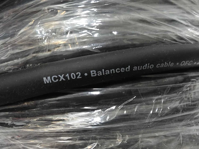 Procab - prx 222/50 - stereo signaal kabelhaspel met 24 awg stereo balanced singal cable 50 meter - ongebruikt - afbeelding 7 van  7