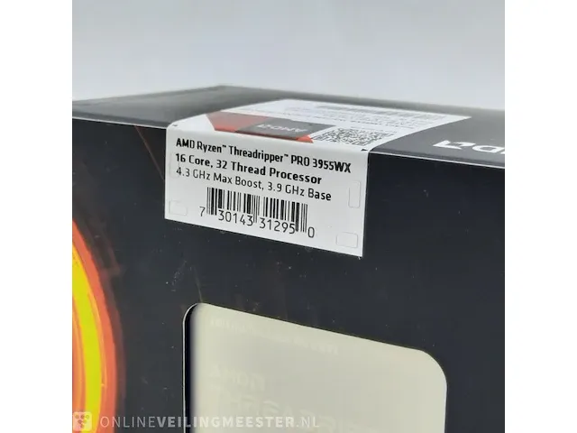 Processor amd, ryzen threadripper pro 3955wx 16 core, 32thread 3.9ghz - afbeelding 6 van  7