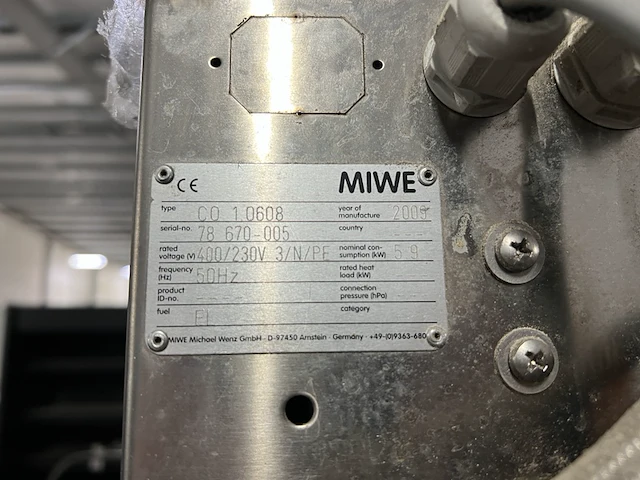 Productieoven 5-luiks miwe, co 1.0608 - afbeelding 3 van  12