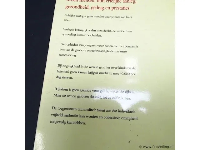 Prof. dr. hans galjaard. alle mensen zijn ongelijk - afbeelding 2 van  5
