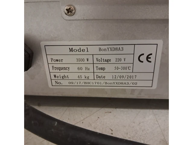 Professionele convectieoven, bon-line, bonyxd8a3, 2017 - afbeelding 4 van  4
