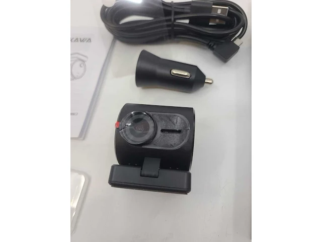 Professionele dashcam kawa, mini 3, qhd 1296p - met voice prompt + wifi & app control - inclusief 32gb sd kaart, accessoires en handleiding - afbeelding 2 van  7