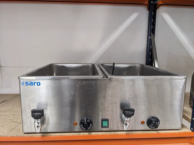 Professionele dubbele au bain-marie, saro, model 1 72-3017 - afbeelding 1 van  7