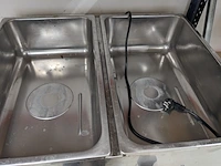 Professionele dubbele au bain-marie, saro, model 1 72-3017 - afbeelding 6 van  7