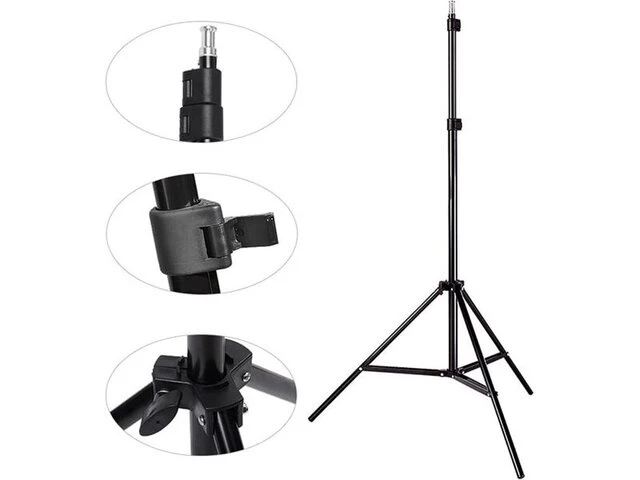 Professionele fotostudio-set - softbox - ringlicht - greenscreen hakutatz® - afbeelding 2 van  3