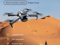 Professionele gps drone met 4k hd camera 5g verbinding en met obstacle avoidance - grijs - afbeelding 3 van  11