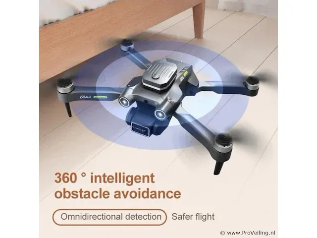 Professionele gps drone met 4k hd camera 5g verbinding en met obstacle avoidance - grijs - afbeelding 10 van  11