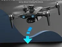 Professionele gps drone met 8k hd camera 4k dual-lens 5g verbinding en met obstacle avoidance - zwart - afbeelding 2 van  14