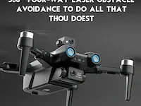 Professionele gps drone met 8k hd camera 4k dual-lens 5g verbinding en met obstacle avoidance - zwart - afbeelding 3 van  14