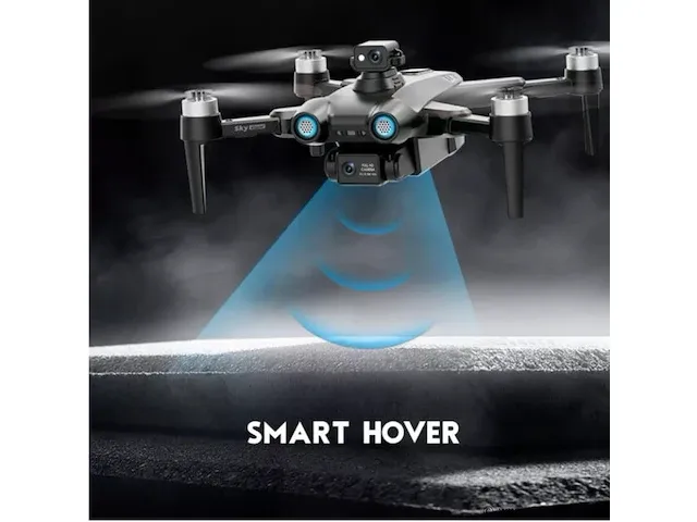 Professionele gps drone met 8k hd camera 4k dual-lens 5g verbinding en met obstacle avoidance - zwart - afbeelding 1 van  14