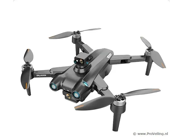 Professionele gps drone met 8k hd camera 4k dual-lens 5g verbinding en met obstacle avoidance - zwart - afbeelding 10 van  14