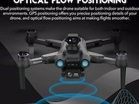 Professionele gps drone met 8k hd camera 4k dual-lens 5g verbinding met obstacle avoidance - grijs - afbeelding 14 van  14