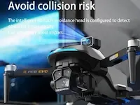 Professionele gps drone met 8k hd camera video 4k 5g verbinding en met obstacle avoidance - zwart - afbeelding 8 van  21