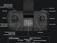 Professionele gps drone met 8k hd camera video 4k 5g verbinding en met obstacle avoidance - zwart - afbeelding 5 van  21
