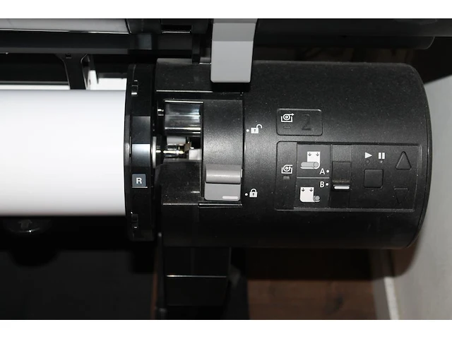 Professionele grootformaat fotoprinter canon image prograf pro-2100. let op! steunen opvangbak zijn stuk. - afbeelding 3 van  4