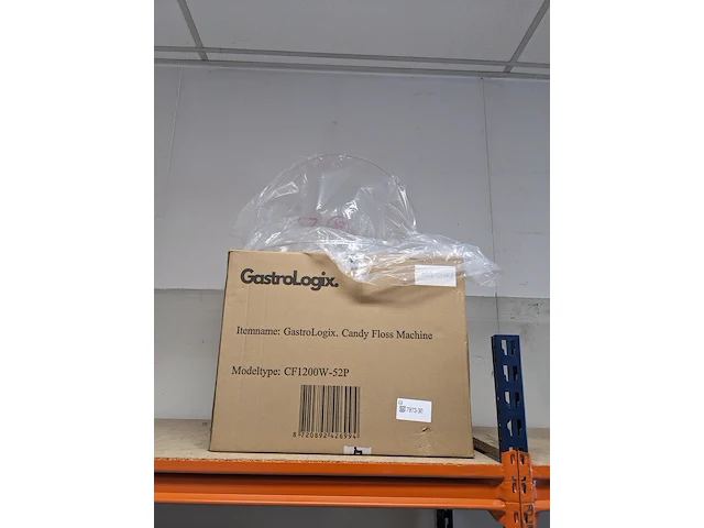 Professionele horeca suikerspinmachine | incl. spatscherm cover | ø 52cm | nl handleiding gastrologix., roze - afbeelding 8 van  8