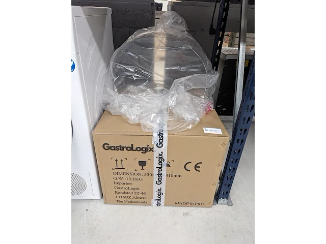 Professionele horeca suikerspinmachine | incl. spatscherm cover | ø 52cm | nl handleiding gastrologix., roze - afbeelding 8 van  8