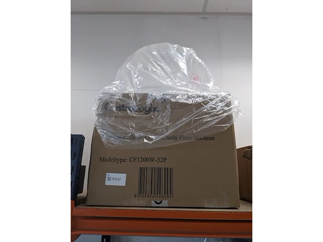 Professionele horeca suikerspinmachine | incl. spatscherm cover | ø 52cm | nl handleiding gastrologix., roze - afbeelding 7 van  7