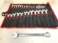 Professionele steek en ringsleutelset - afbeelding 1 van  6