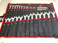 Professionele steek en ringsleutelset - afbeelding 2 van  6