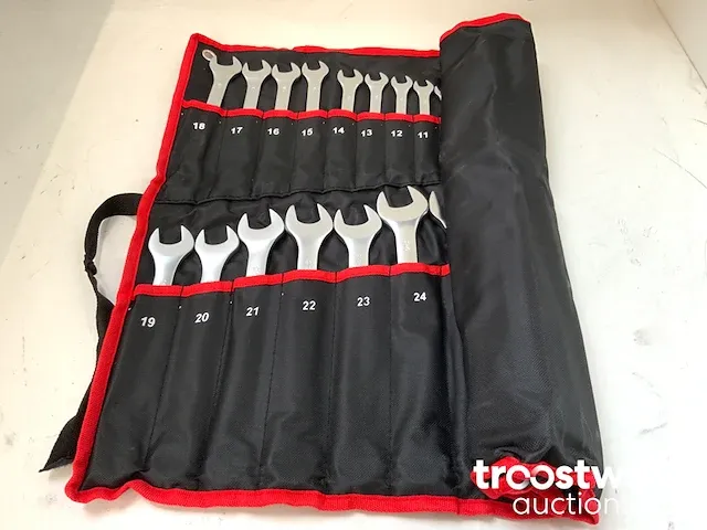 Professionele steek en ringsleutelset - afbeelding 3 van  6