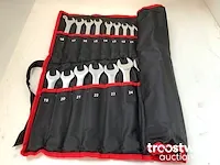Professionele steek en ringsleutelset - afbeelding 3 van  6