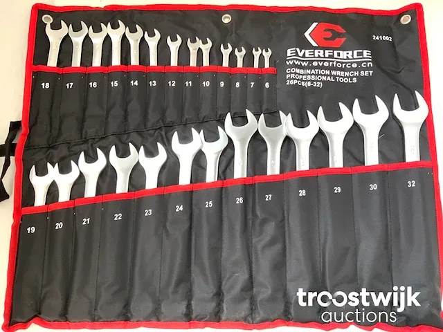 Professionele steek en ringsleutelset - afbeelding 6 van  6