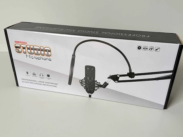 Professionele studio microfoon. zelf muziek maken. - afbeelding 1 van  5