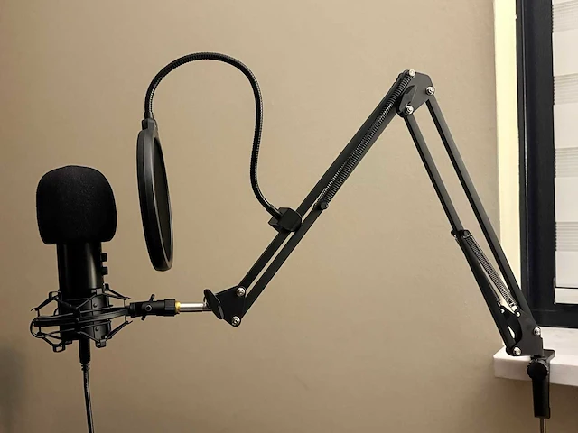 Professionele studio microfoon. zelf muziek maken. - afbeelding 2 van  5