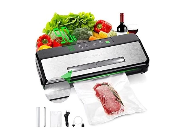 Professionele vacuum sealer machine - 80kpa - led inkbird - afbeelding 2 van  4