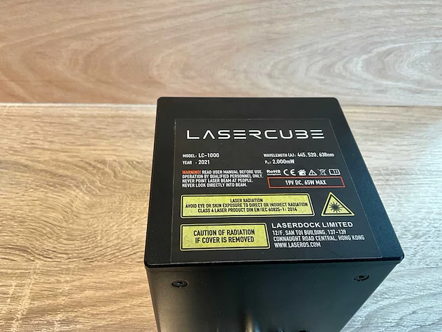 Proffesionele lasereffect-projector inclusief statief en draagtas - afbeelding 4 van  5